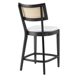 Bough Wood Counter Stools Set of 2 in Black White