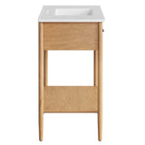Quill 36" Bathroom Vanity in Natural White