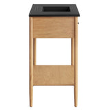Quill 36" Bathroom Vanity in Natural Black