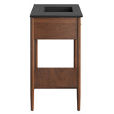 Quill 36" Bathroom Vanity in Walnut Black