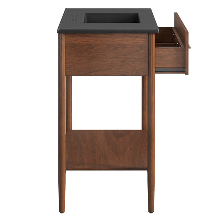 Zaire 36" Bathroom Vanity in Walnut Black