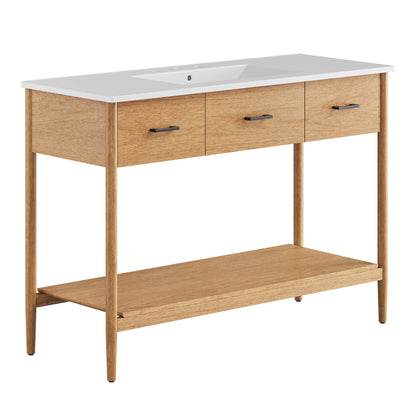 Zaire 48" Single Sink Bathroom Vanity by Furniture For America