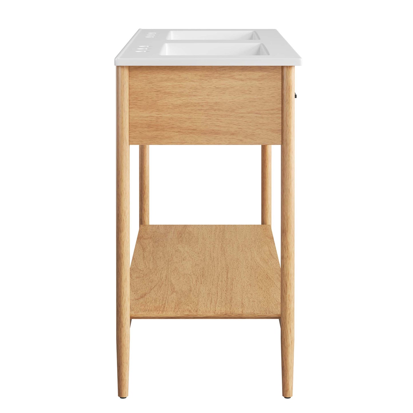 Zaire 48" Double Sink Bathroom Vanity by Furniture For America