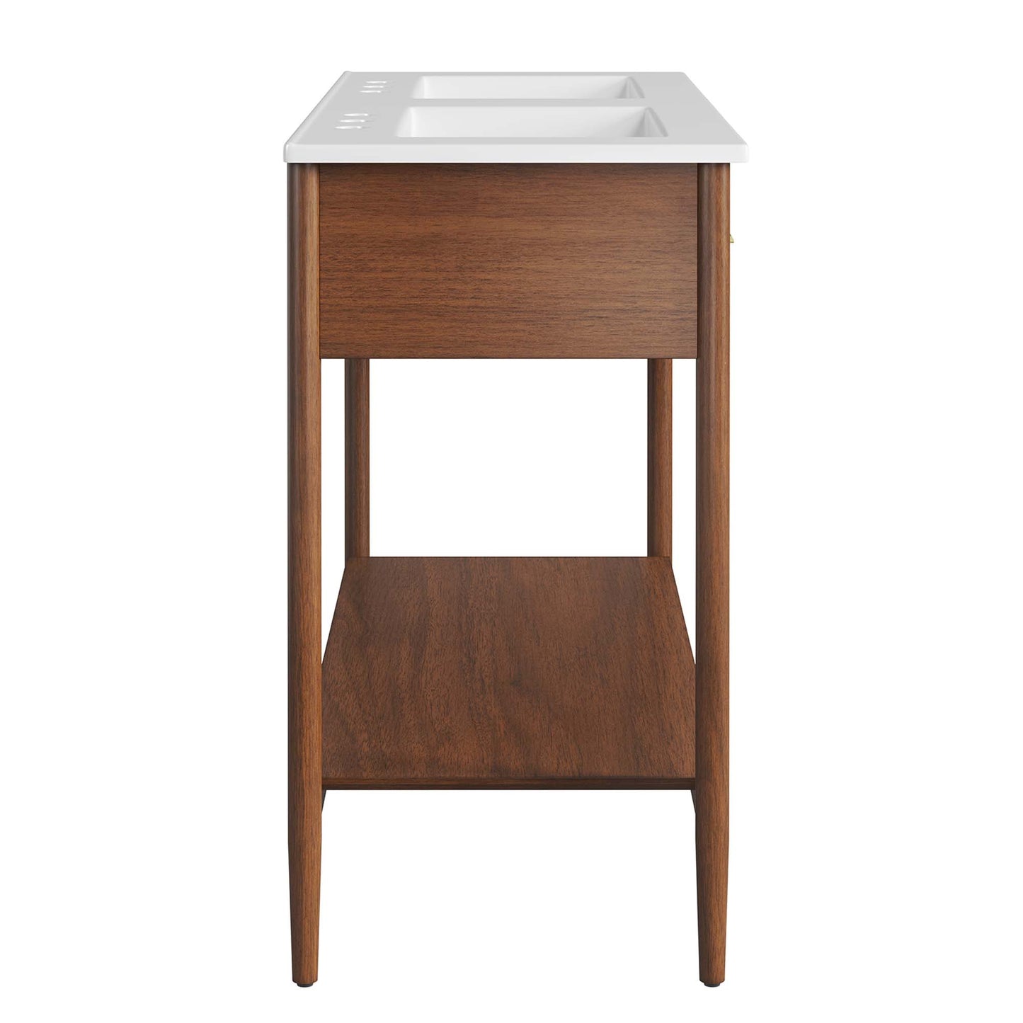Zaire 48" Double Sink Bathroom Vanity by Furniture For America