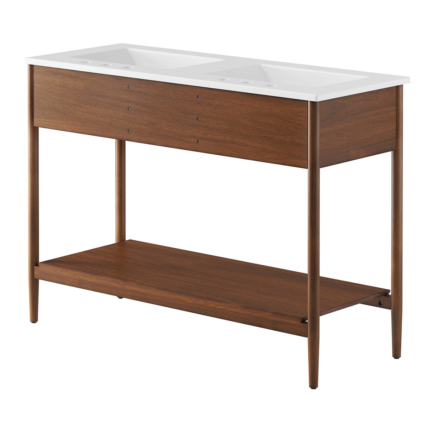 Zaire 48" Double Sink Bathroom Vanity by Furniture For America