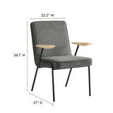 Vimmerby Dining Armchair in Slate