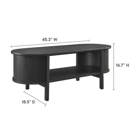Cadence Coffee Table in Black