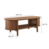 Marlon Coffee Table in Walnut