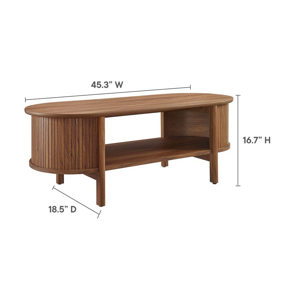Marlon Coffee Table in Walnut