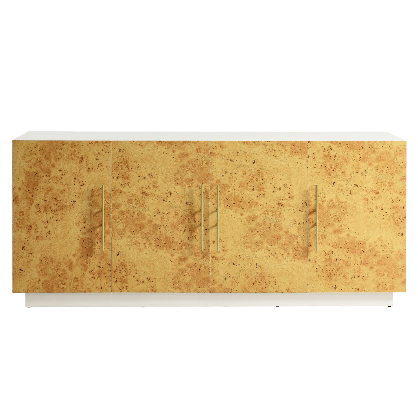 Abel 69 Inch Burl Wood Sideboard Buffet TV Stand by Furniture For America
