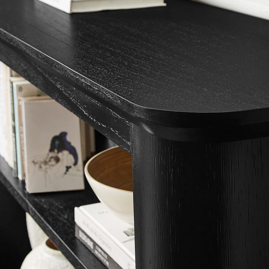 Heledd 57" Console Table in Black