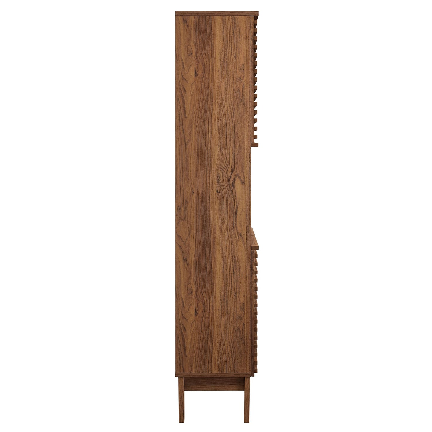 Vera Tall Bathroom Storage Cabinet in Walnut