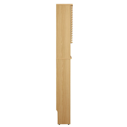 Render Over the Toilet Bathroom Storage Cabinet in Oak