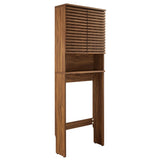 Vera Over the Toilet Bathroom Storage Cabinet in Walnut