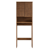 Vera Over the Toilet Bathroom Storage Cabinet in Walnut