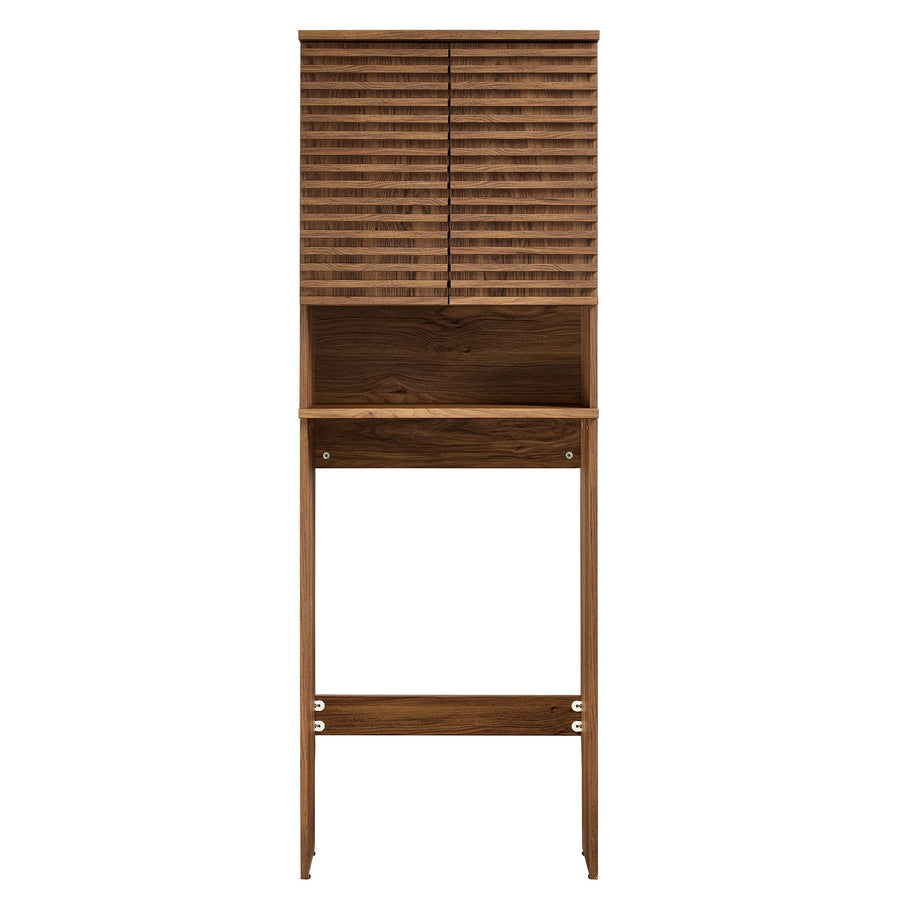 Vera Over the Toilet Bathroom Storage Cabinet in Walnut