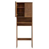 Vera Over the Toilet Bathroom Storage Cabinet in Walnut