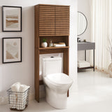 Vera Over the Toilet Bathroom Storage Cabinet in Walnut