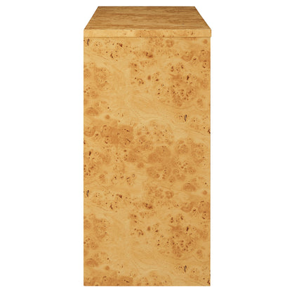 Hudson 40" Burl Wood Sideboard by Furniture For America