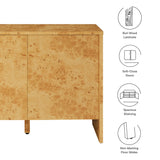 Haven 40" Burl Wood Sideboard in Natural