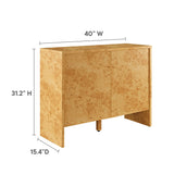 Haven 40" Burl Wood Sideboard in Natural