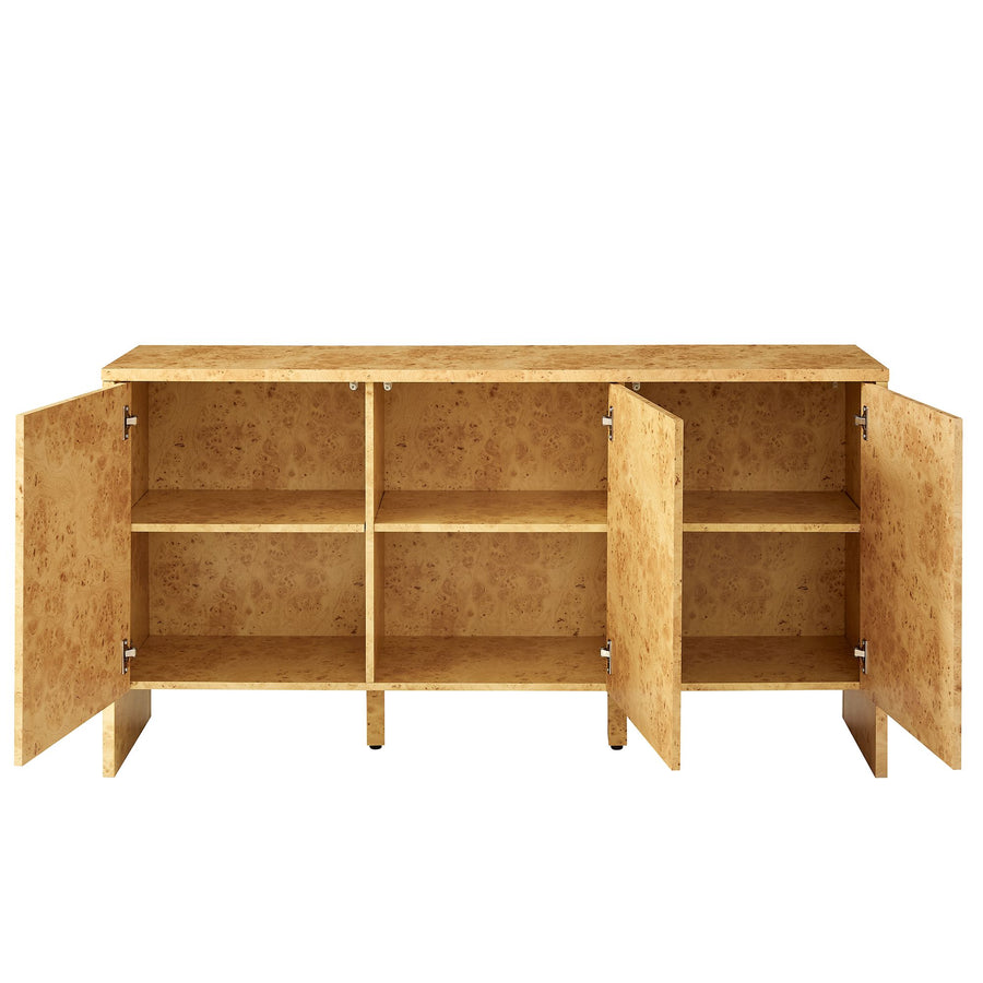 Haven 60" Burl Wood Sideboard in Natural