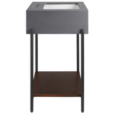 Fenwick 24" Bathroom Vanity with Sink in Black White