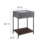 Fenwick 24" Bathroom Vanity with Sink in Black White