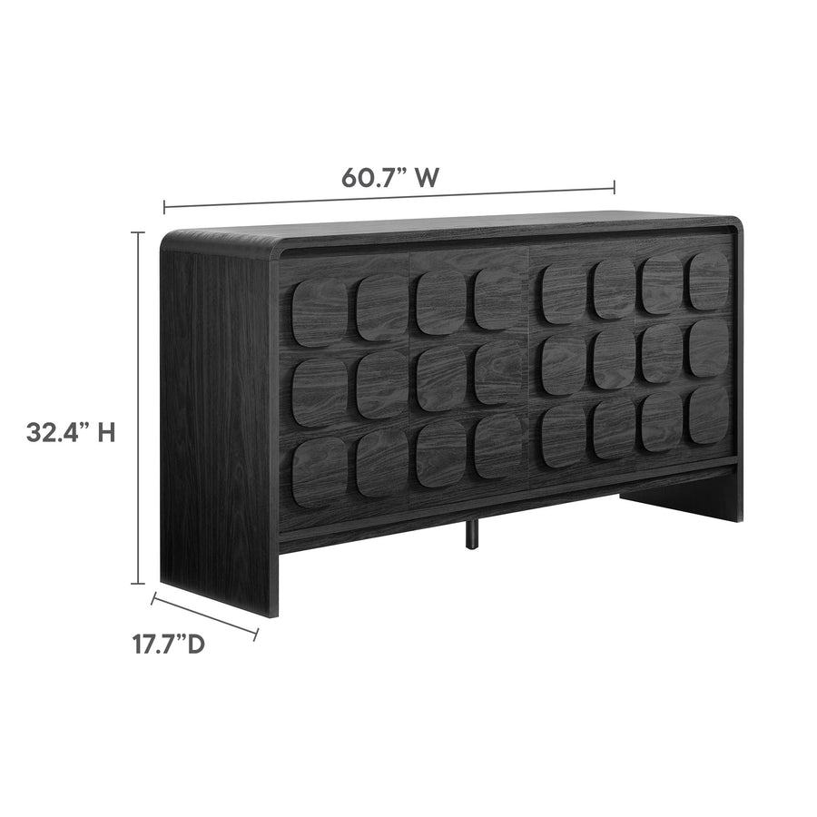 Baga 61" Sideboard in Black