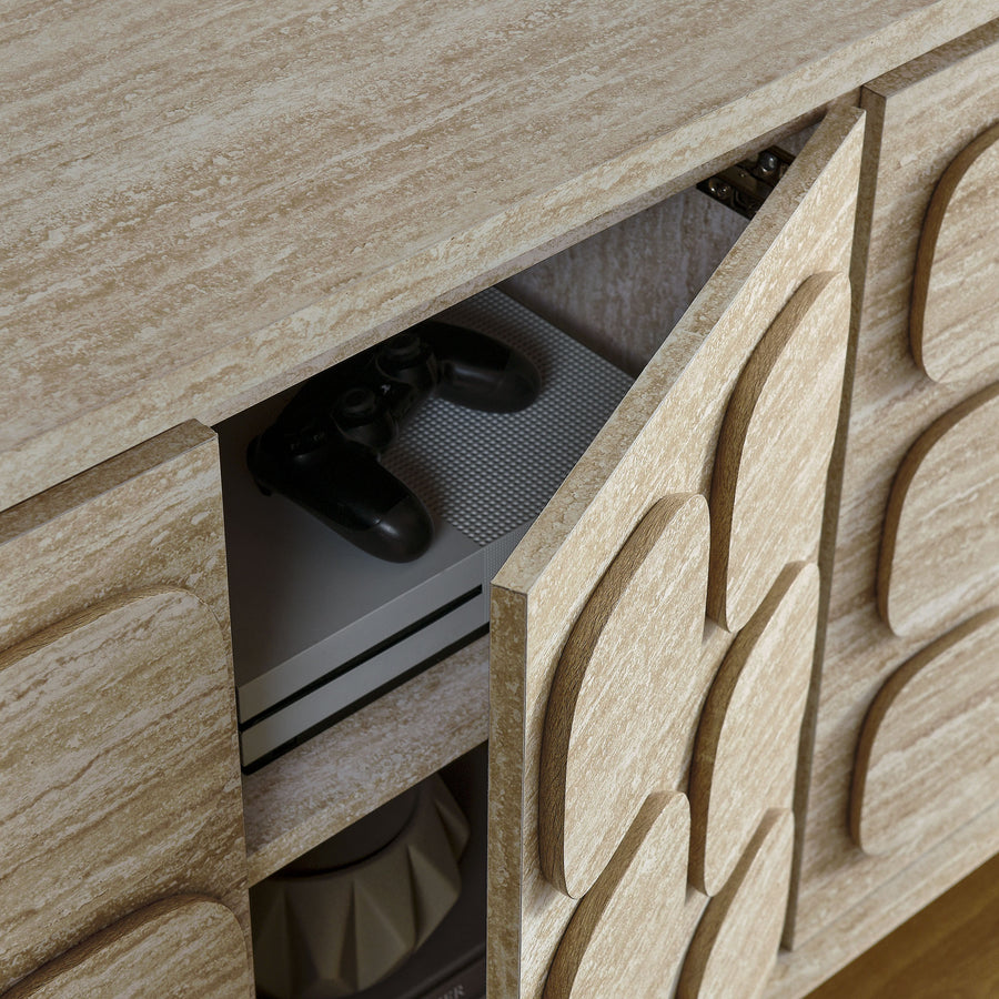 Baga 61" Sideboard in Travertine