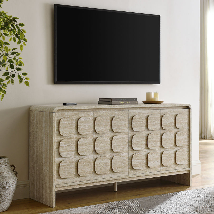 Baga 61" Sideboard in Travertine