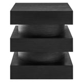 Balestrand Totem End Table in Black