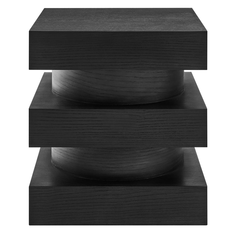 Balestrand Totem End Table in Black