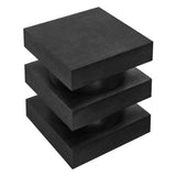 Balestrand Totem End Table in Black
