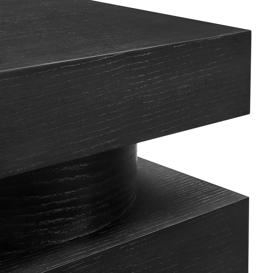 Balestrand Totem End Table in Black