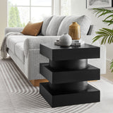 Balestrand Totem End Table in Black
