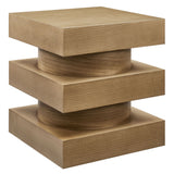 Balestrand Totem End Table in Caramel Ash