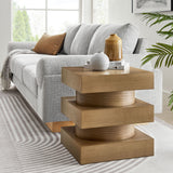 Balestrand Totem End Table in Caramel Ash