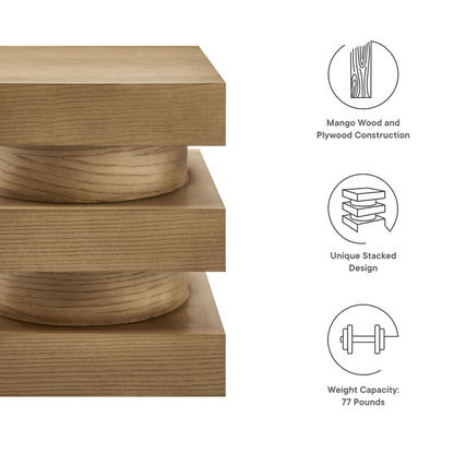 Perpetuate Totem End Table by Furniture For America
