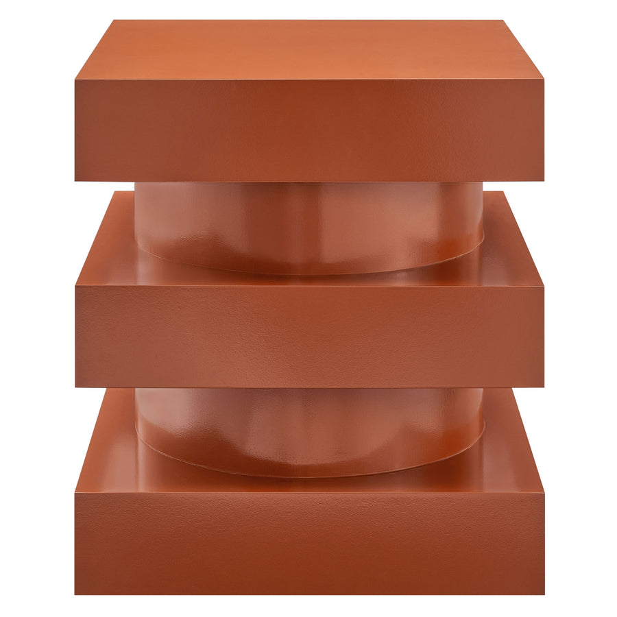 Balestrand Totem End Table in Cayenne