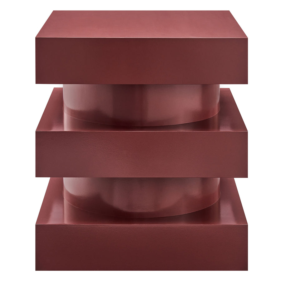 Balestrand Totem End Table in Spiced Apple