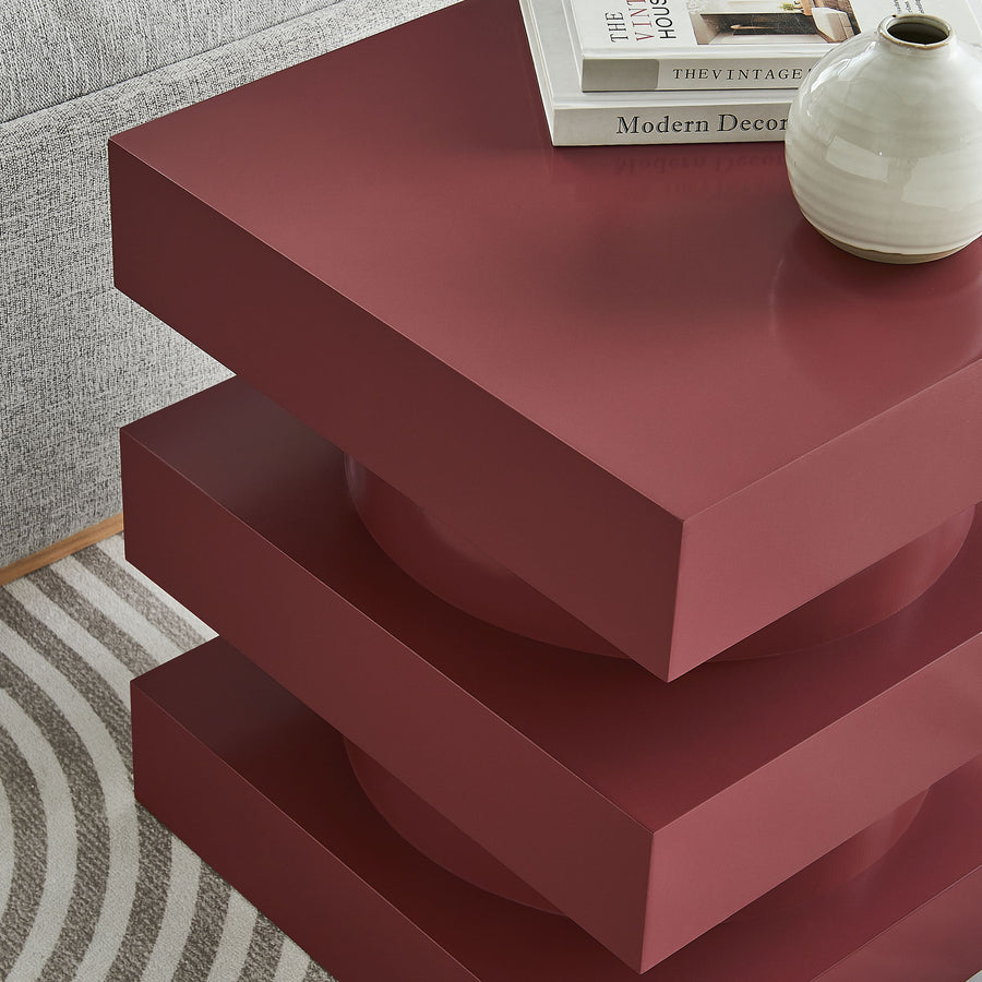 Balestrand Totem End Table in Spiced Apple