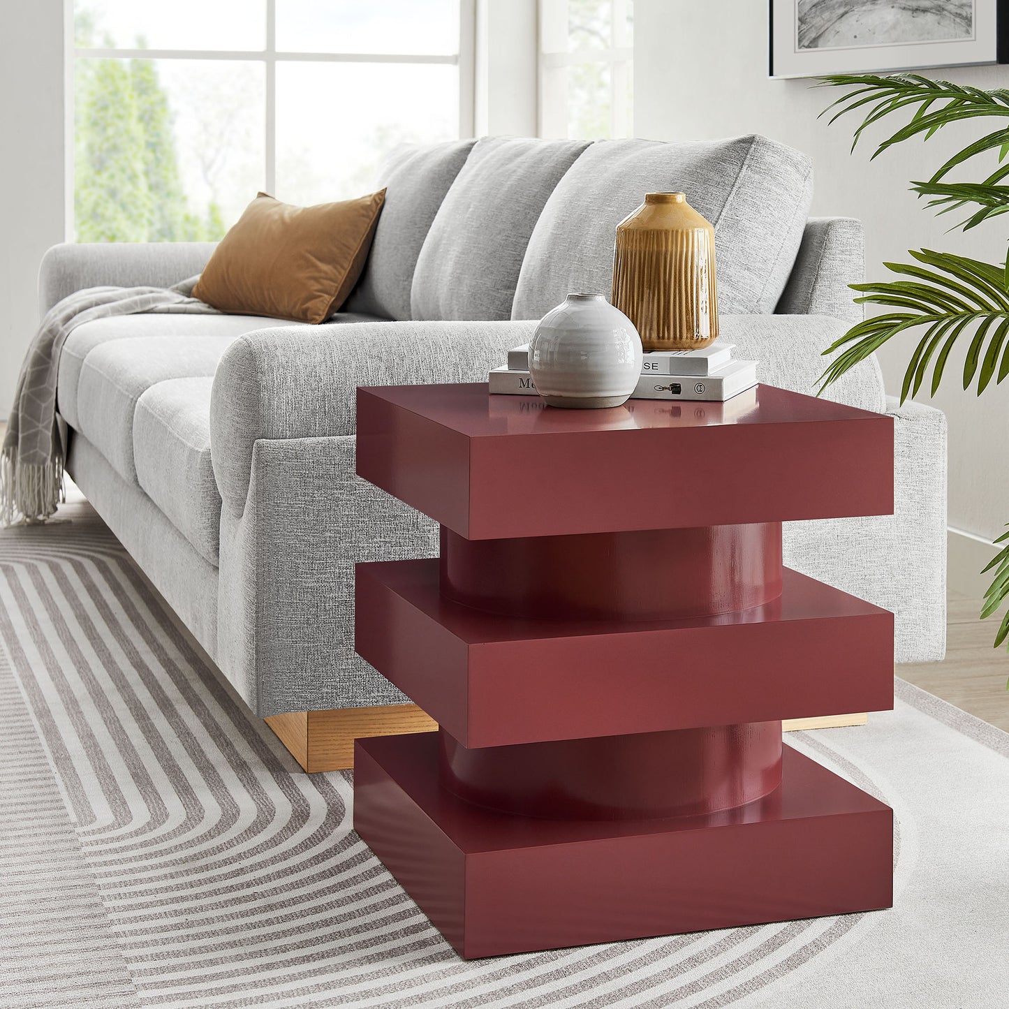Perpetuate Totem End Table by Furniture For America