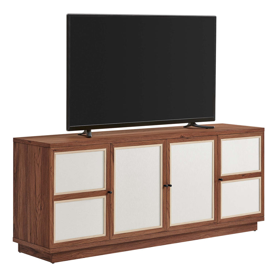 Sorrel 63" Wood Grain TV Console in Walnut