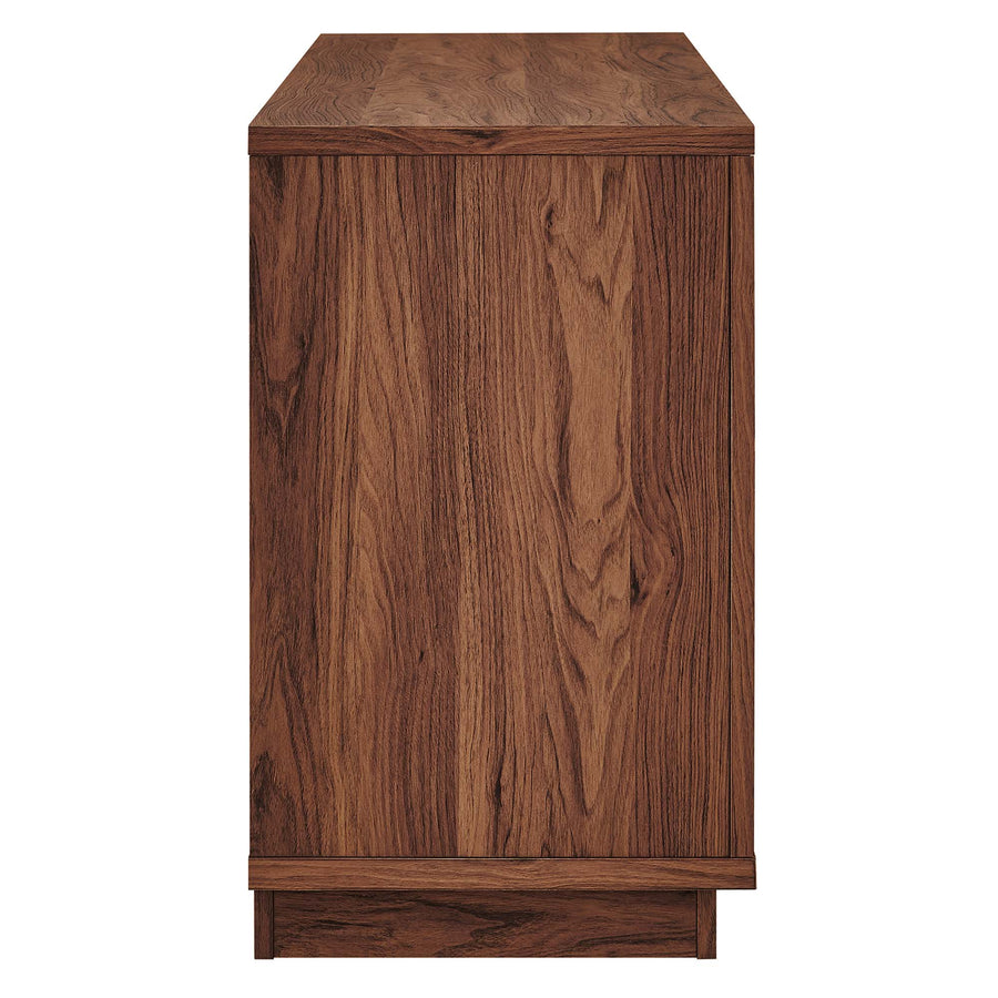Sorrel 63" Wood Grain TV Console in Walnut