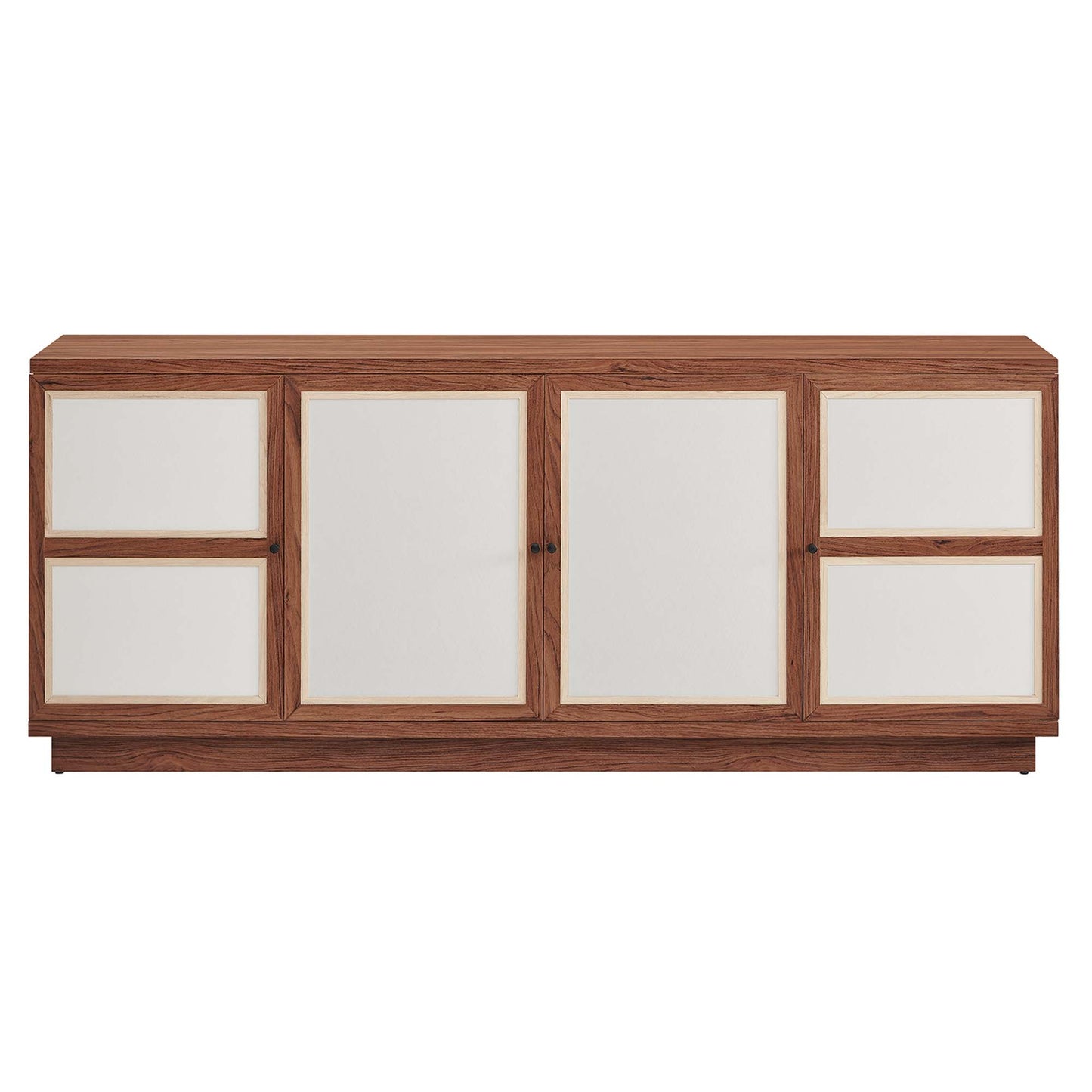 Capri 63" Wood Grain TV Console by Furniture For America