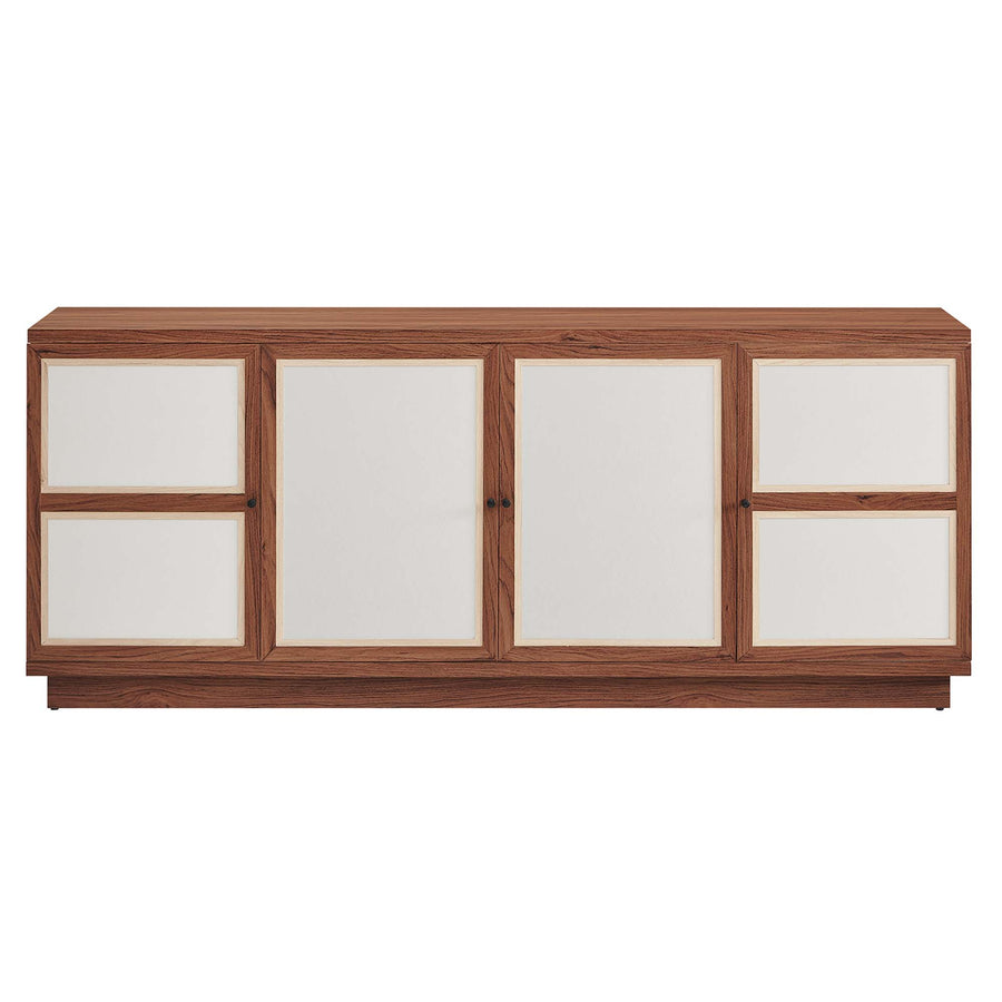 Sorrel 63" Wood Grain TV Console in Walnut