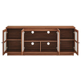 Sorrel 63" Wood Grain TV Console in Walnut
