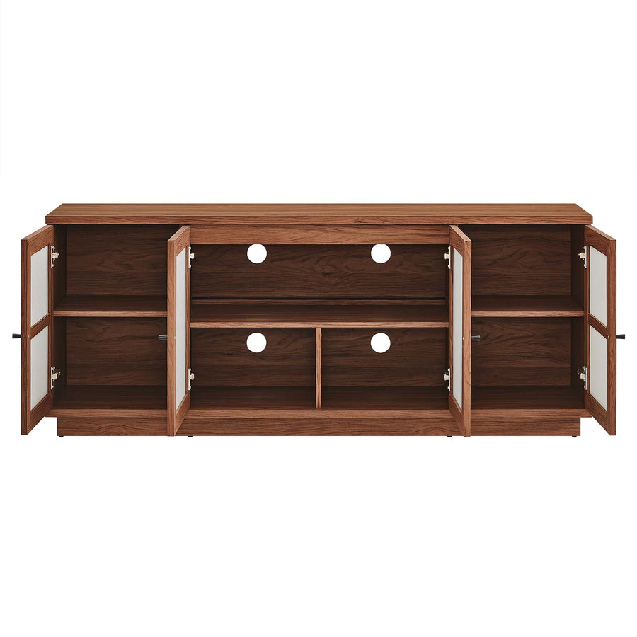 Sorrel 63" Wood Grain TV Console in Walnut