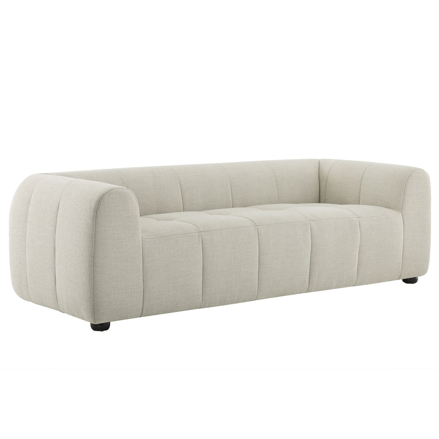 Anvil Upholstered Fabric Sofa in Linen